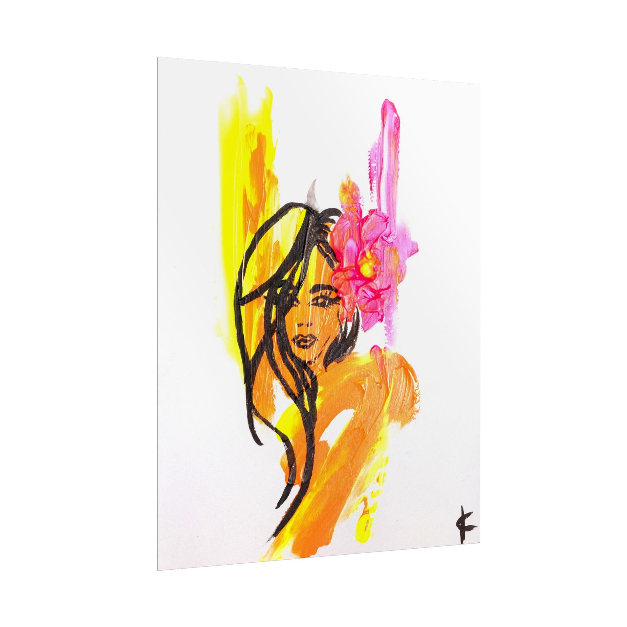 Teenie Whaheenie Hawaiian Girl Art Poster