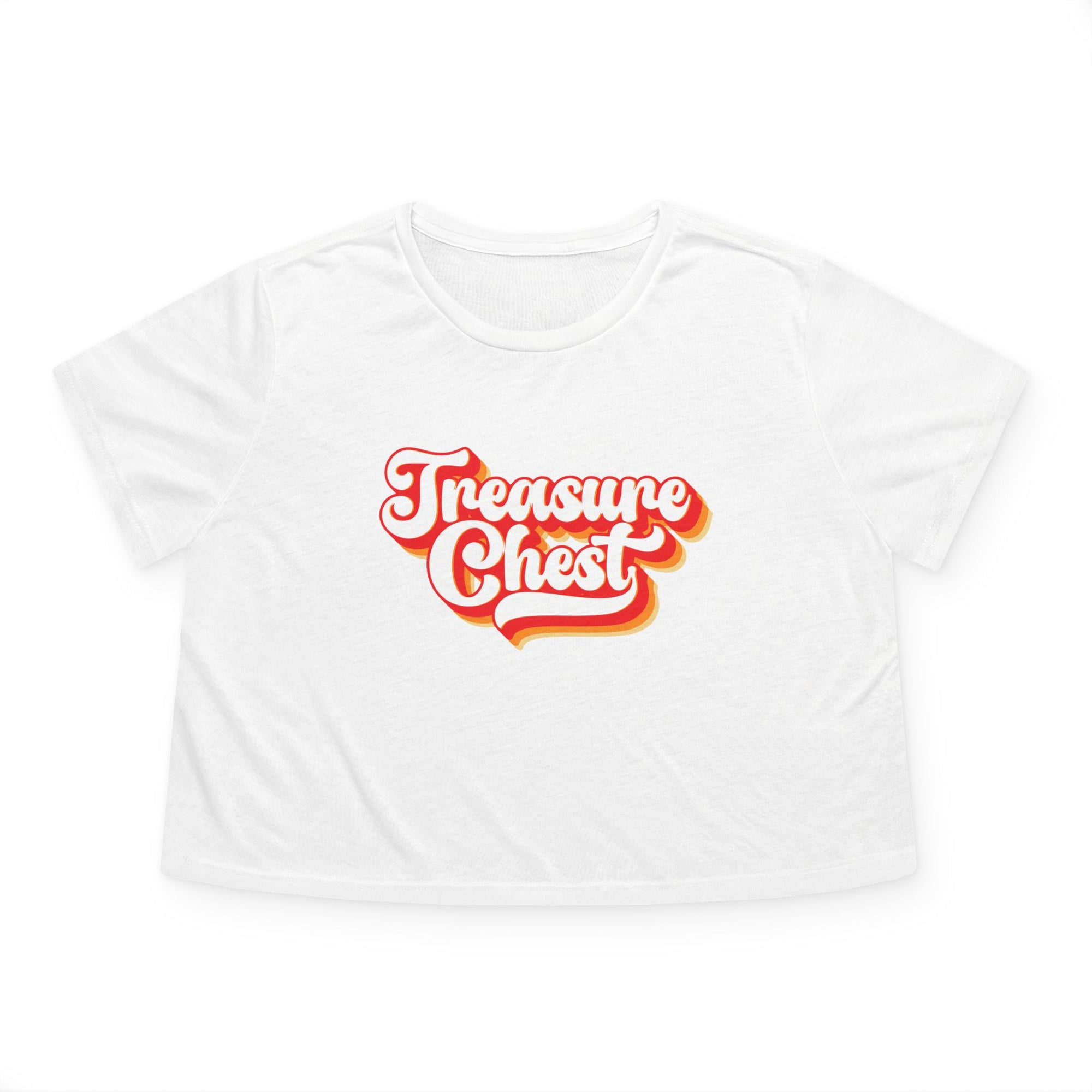 Treasure Chest Women's Flowy Cropped T-shirt