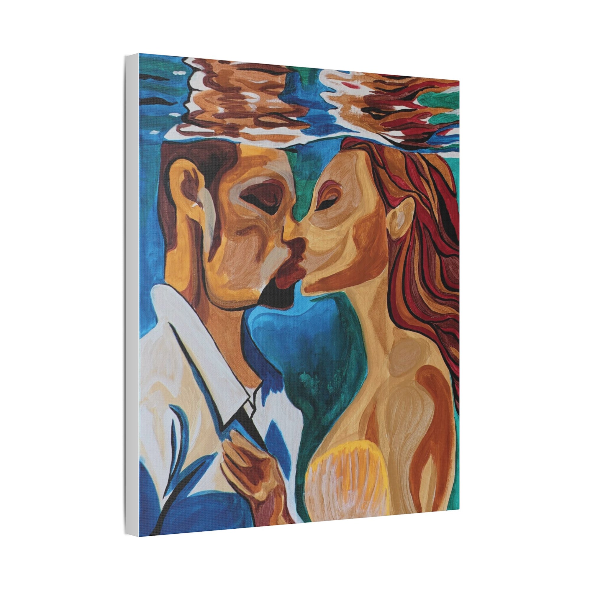 Mermaid Kiss Canvas Art