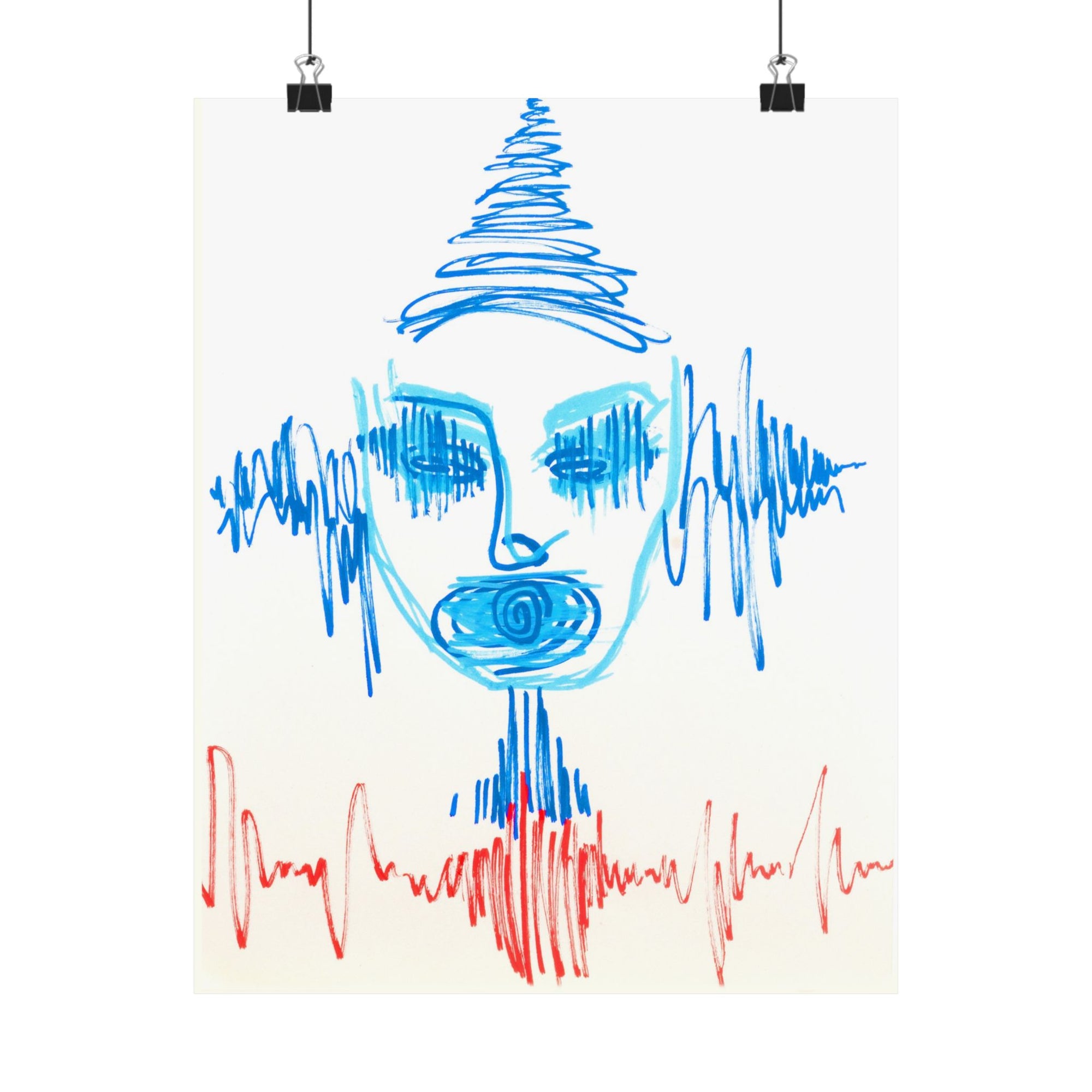 No Shouting Matte Poster